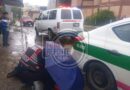 Adulta mayor resulta lesionada al bajar de taxi