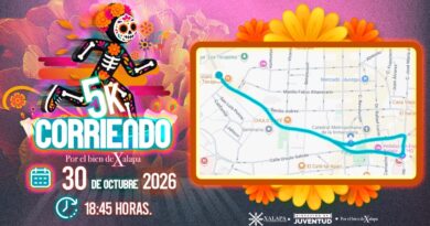 Este viernes, cierre temporal de vialidades en el centro por carrera nocturna