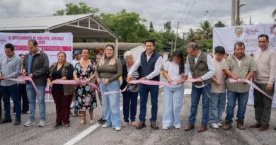 Cumple Nacho Luna compromiso de campaña: inaugura pavimentación en La Isleta