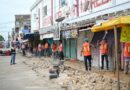 Arranca rehabilitación de banquetas del Mercado Morelos para mejorar la movilidad y seguridad de peatones