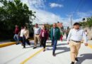Autoridades municipales inauguran obra de pavimentación integral y ponen en marcha una más