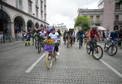 Con temática de Todos Santos, familias disfrutaron la quinta edición de la Ruta Recreativa