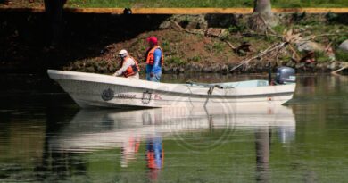 Mantendrán limpieza permanente en los lagos de Las Ánimas